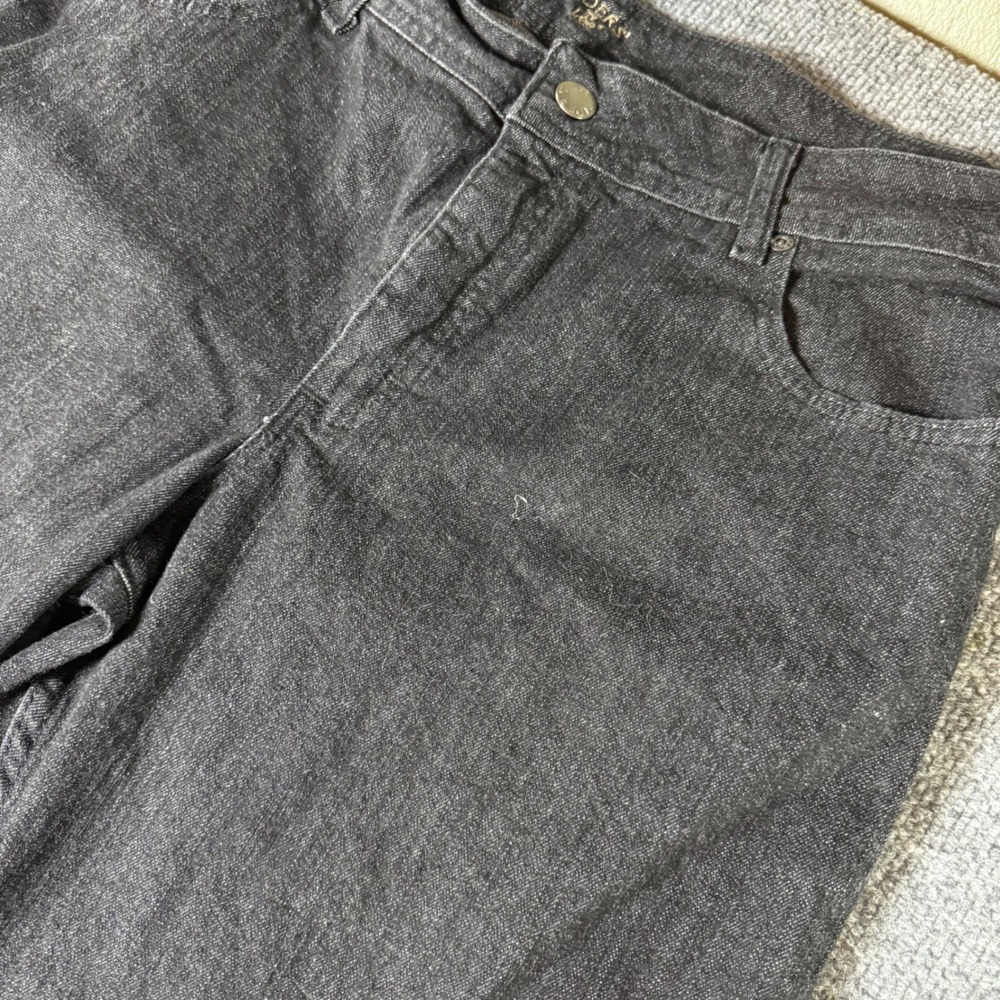Riders by‎ Lee Women's Dark Wash Bootcut Jeans Size 16P Denim Pocket Zipper
